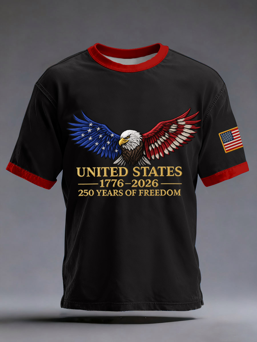 Men's USA 250th Anniversary Print T-Shirt