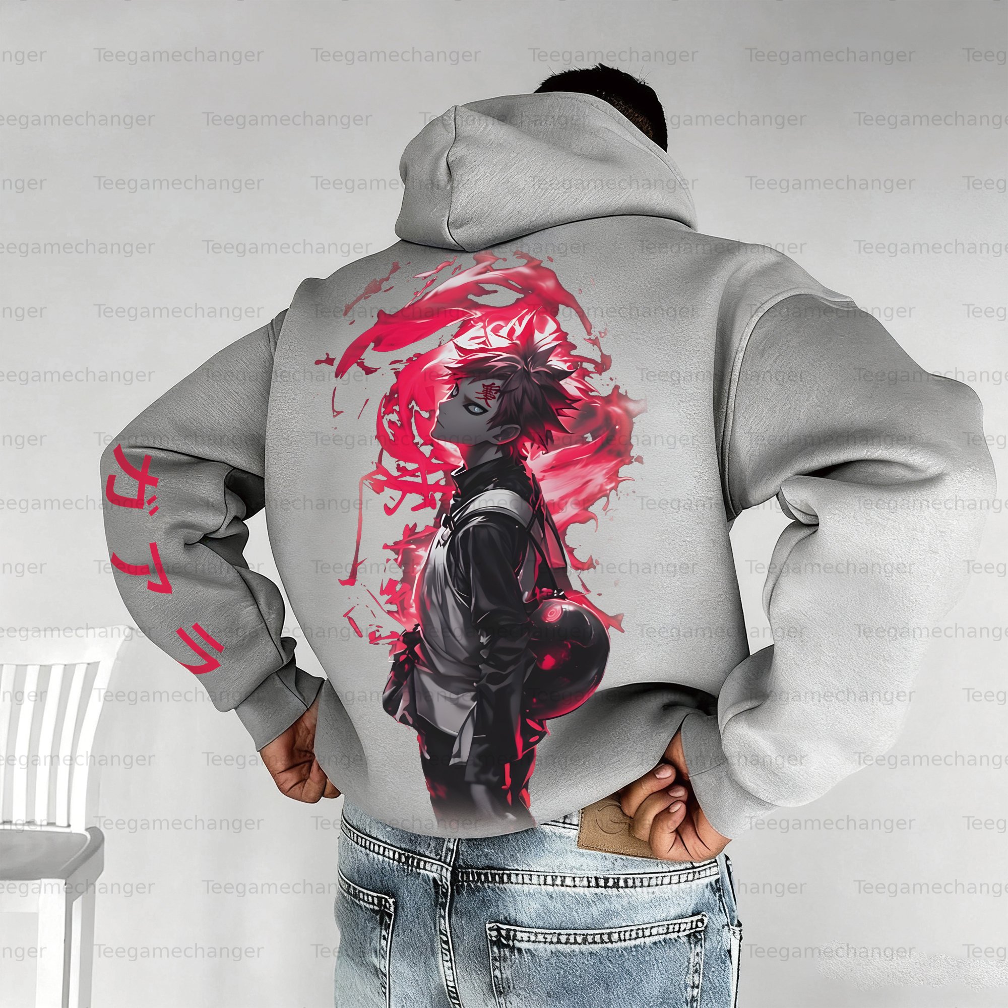 Unisex Anime Graphic Streetwear Vintage Hoodie