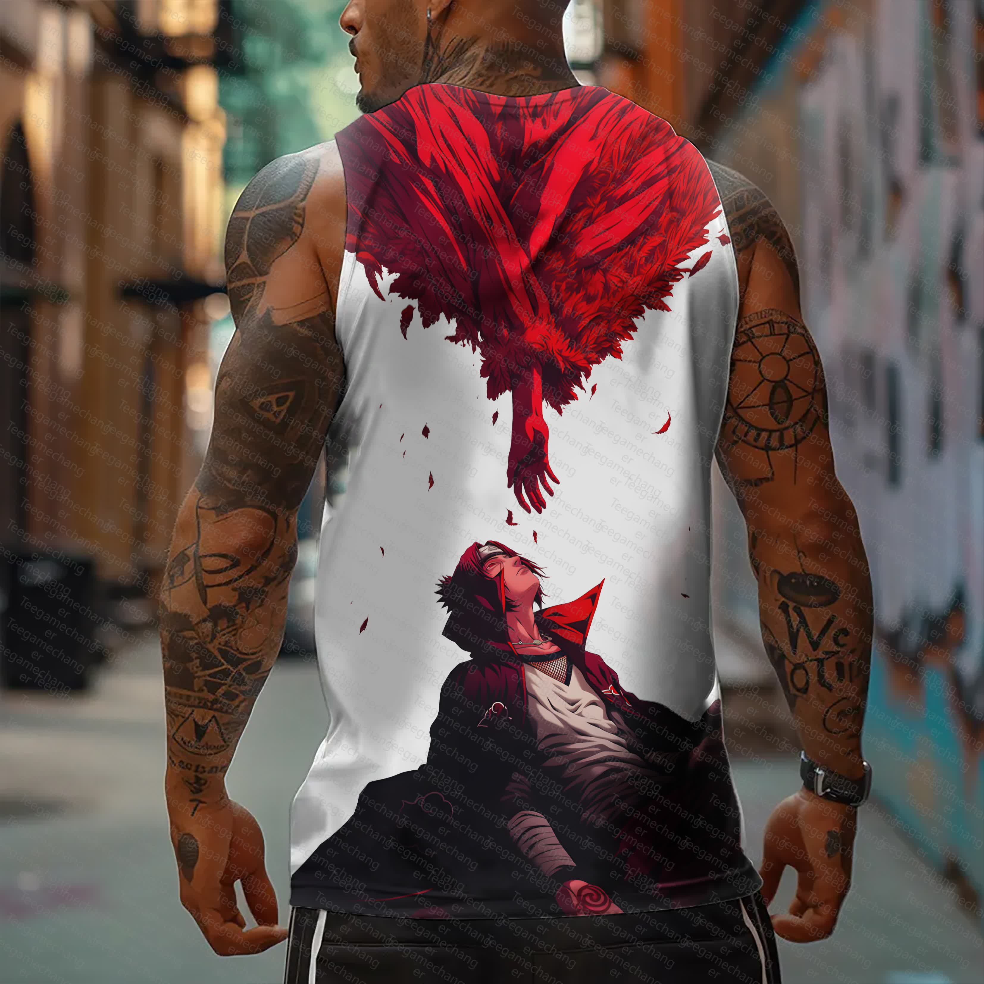 Unisex    Casual Anime  Tank Top