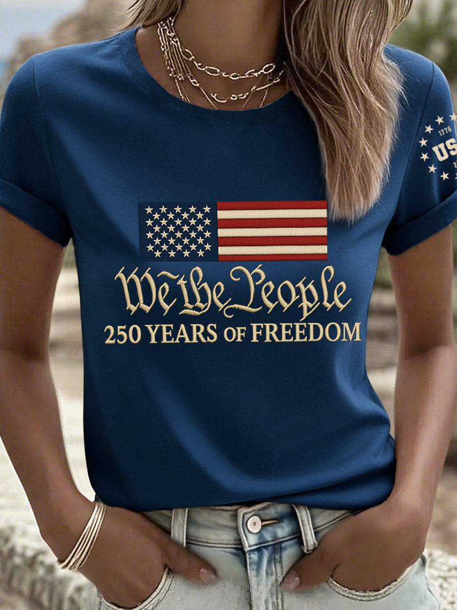 Women's American 250th Anniversary Print T-Shirt