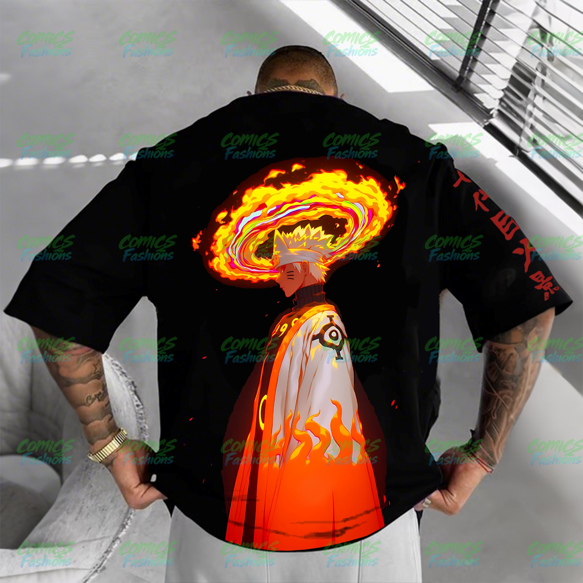 Unisex Anime Inspired Vintage T-Shirt