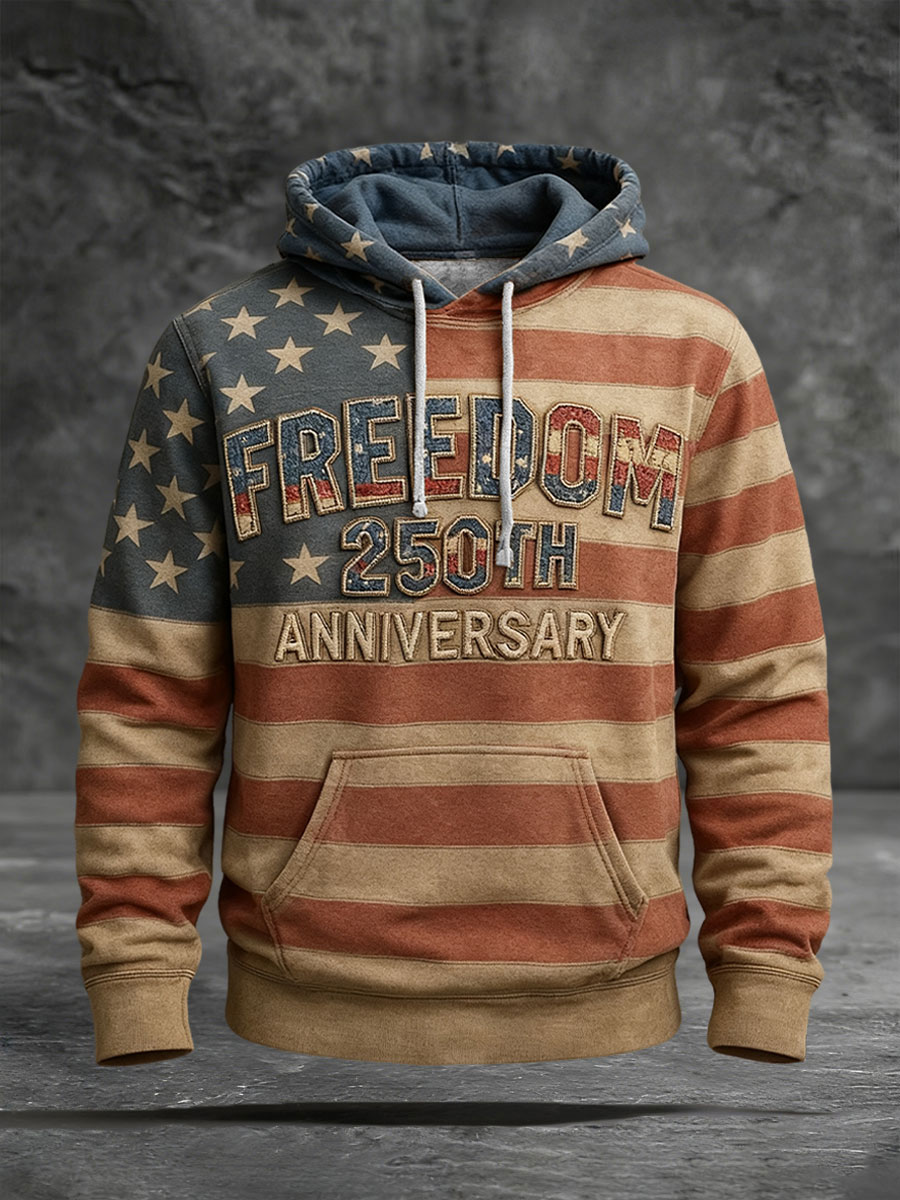 Men's America 250 Printed Casual Sweatshirt