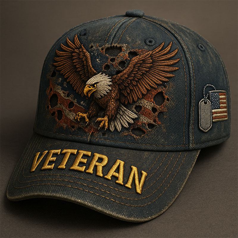 Veterans Printed Casual Hat