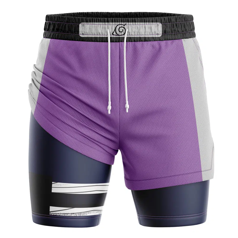 Hinata Hyuga Shippuden 2-in-1 Performance Shorts