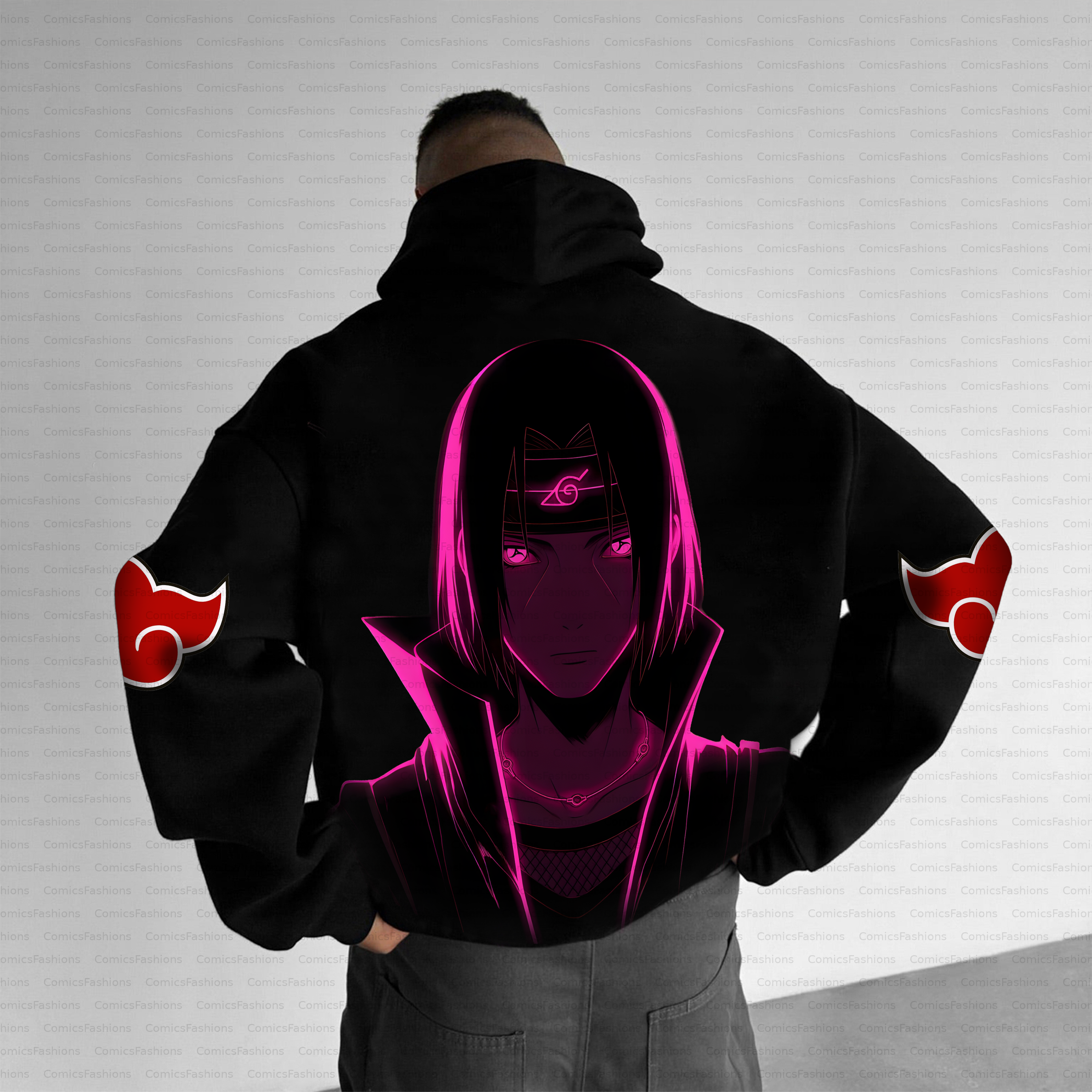 Unisex Anime Inspired Vintage Plush Hoodie