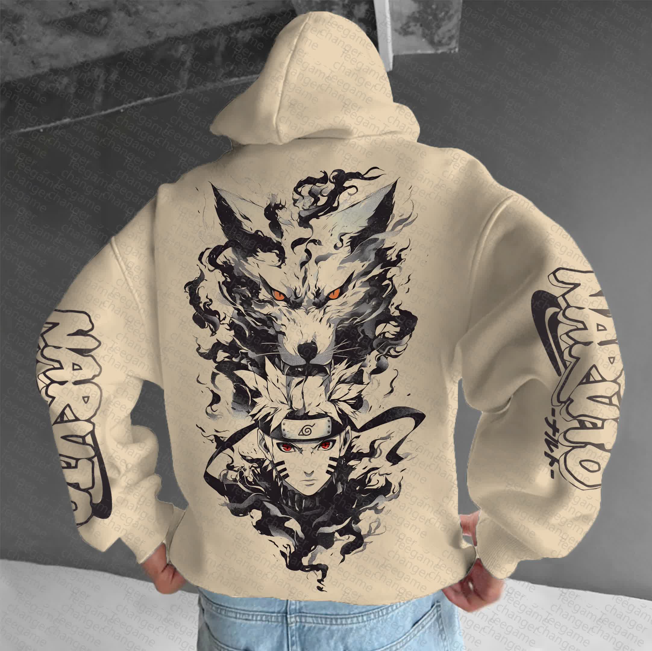 Unisex   Anime Graphic Streetwear Vintage Hoodie