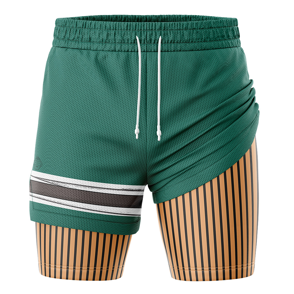 Rock Lee Shippuden 2-in-1 Performance Shorts