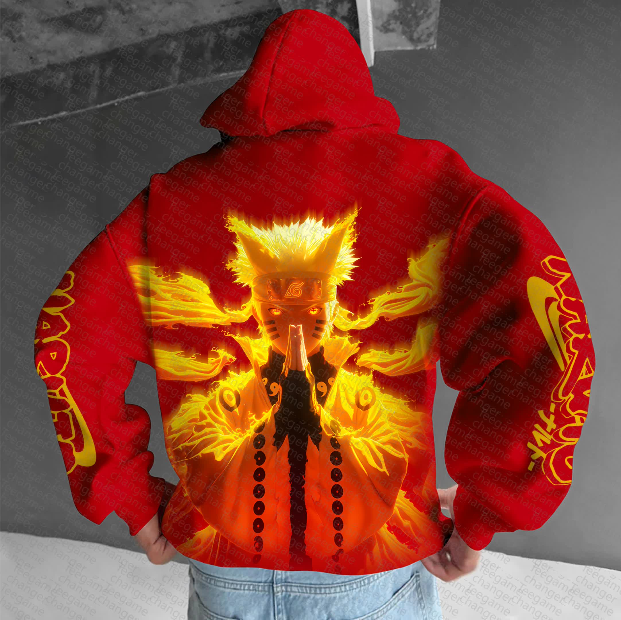 Unisex   Anime Graphic Streetwear Vintage Hoodie