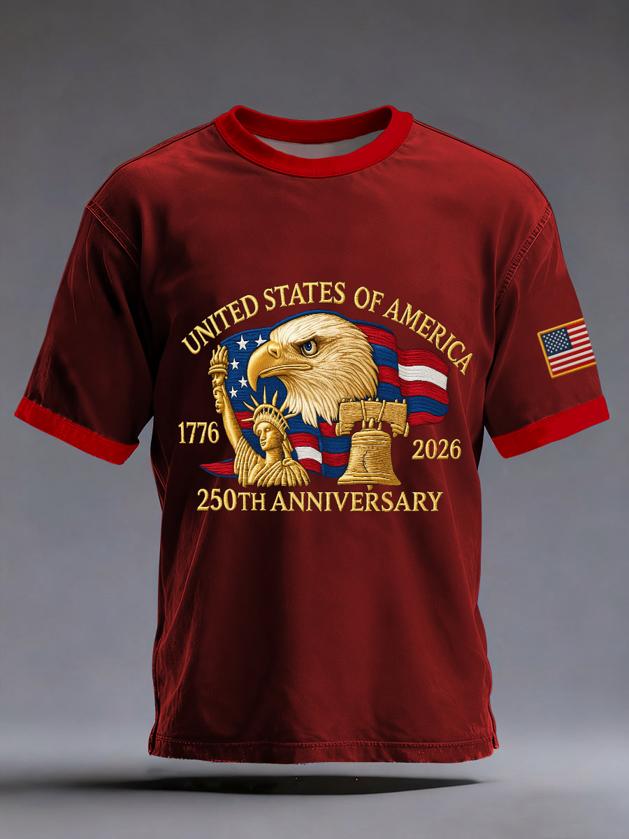 Men's USA 250th Anniversary Print T-Shirt
