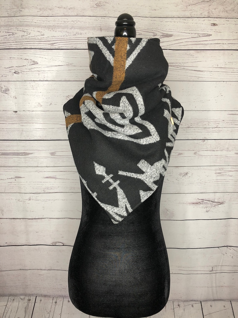 Ember Western Aztec Warm Neck Hood