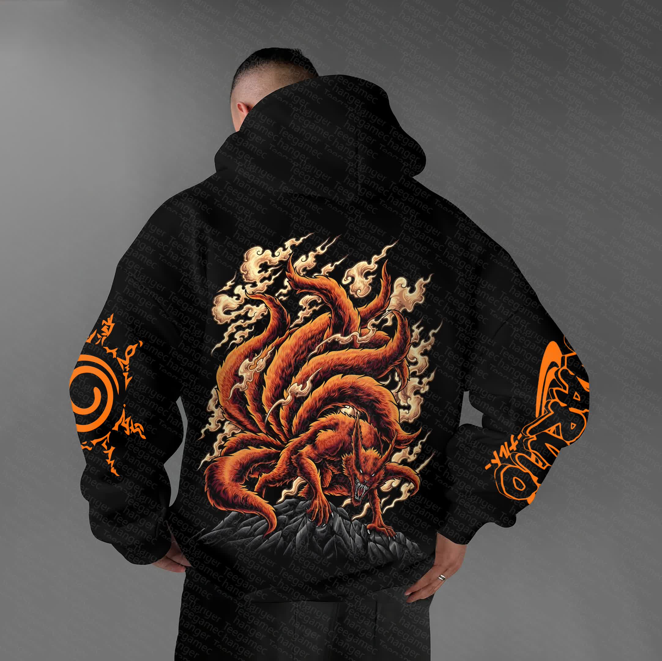 Unisex   Anime Graphic Streetwear Vintage Hoodie