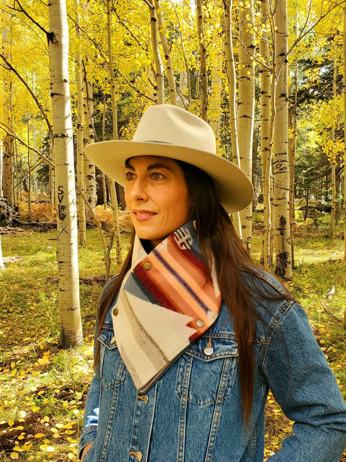 Wool Cowl Scarf - White Sands