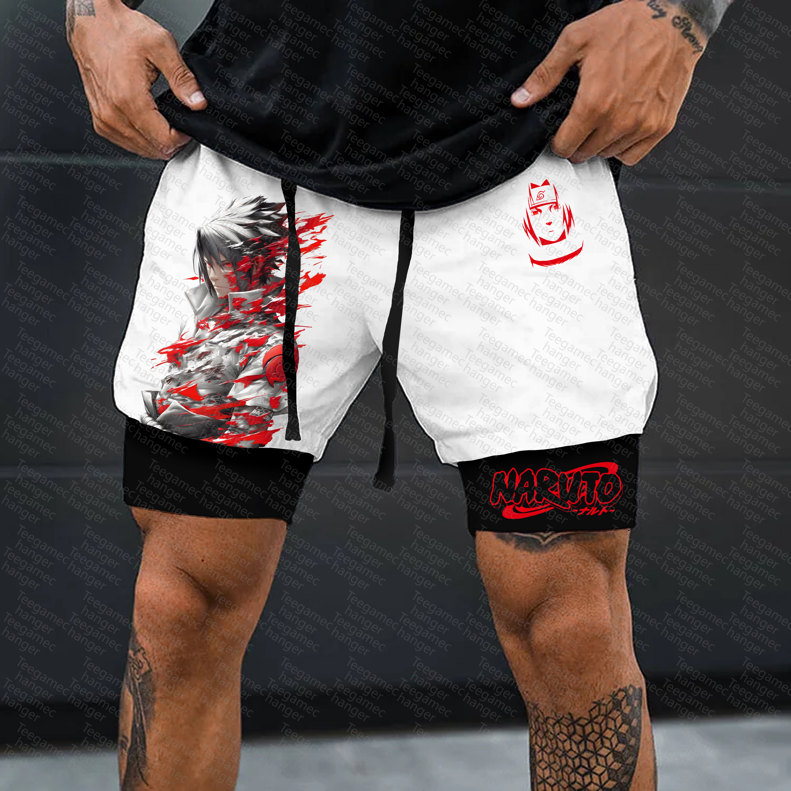 Unisex    Casual Anime Streetwear Gym Shorts