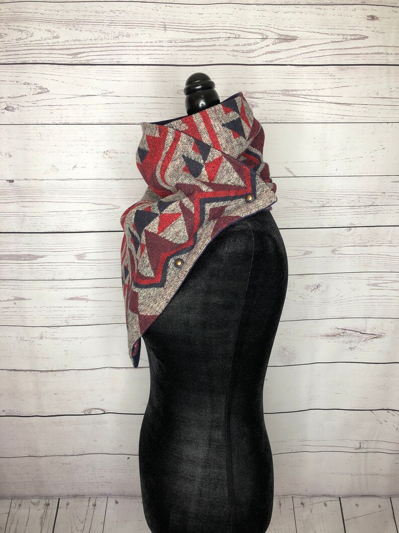 Sunset Western Aztec Warm Neck Hood