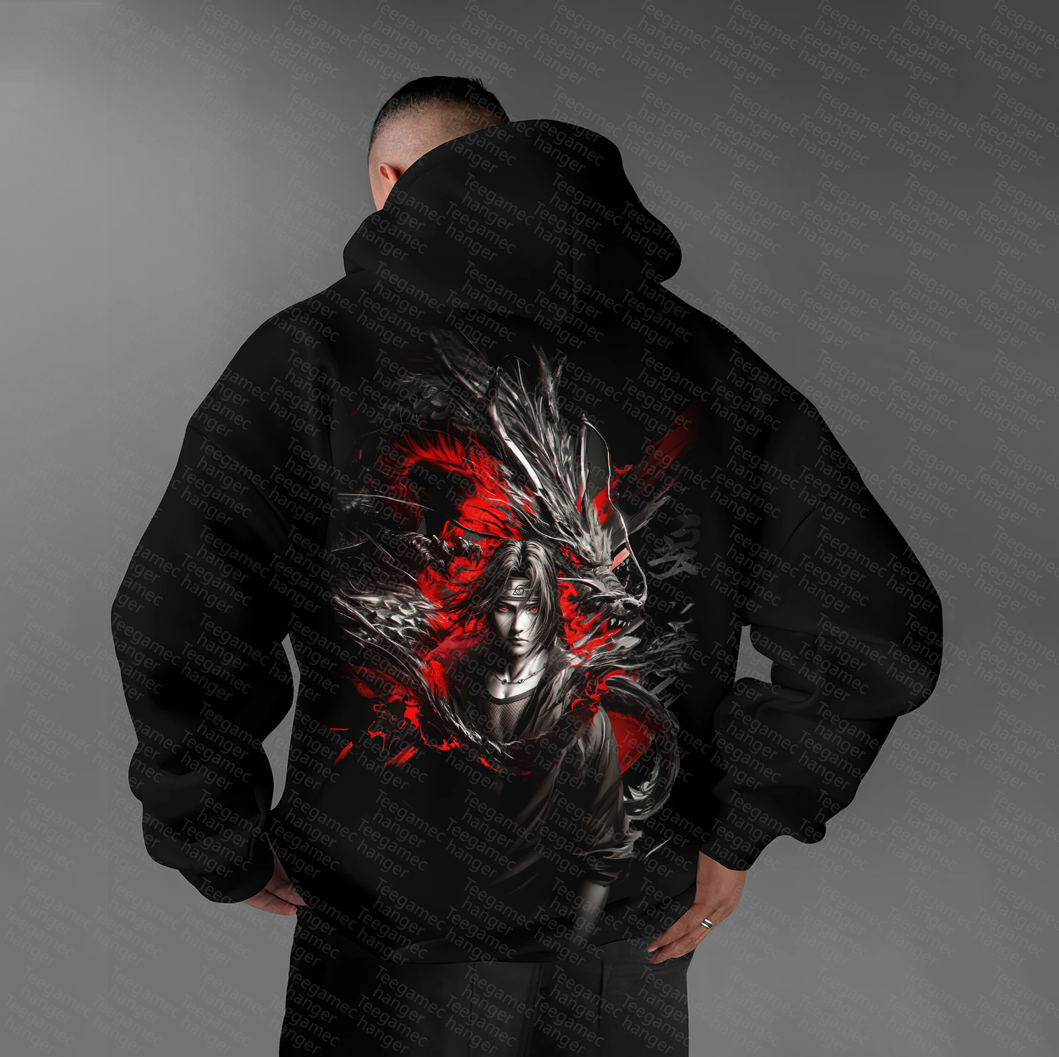 Unisex   Anime Graphic Streetwear Vintage Hoodie