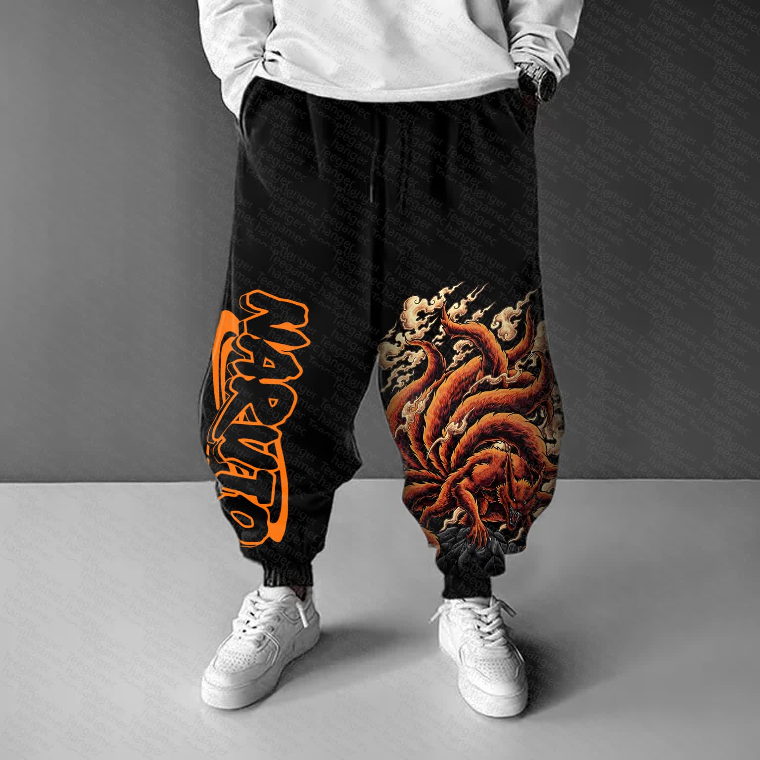 Unisex    Casual Anime Streetwear Pants