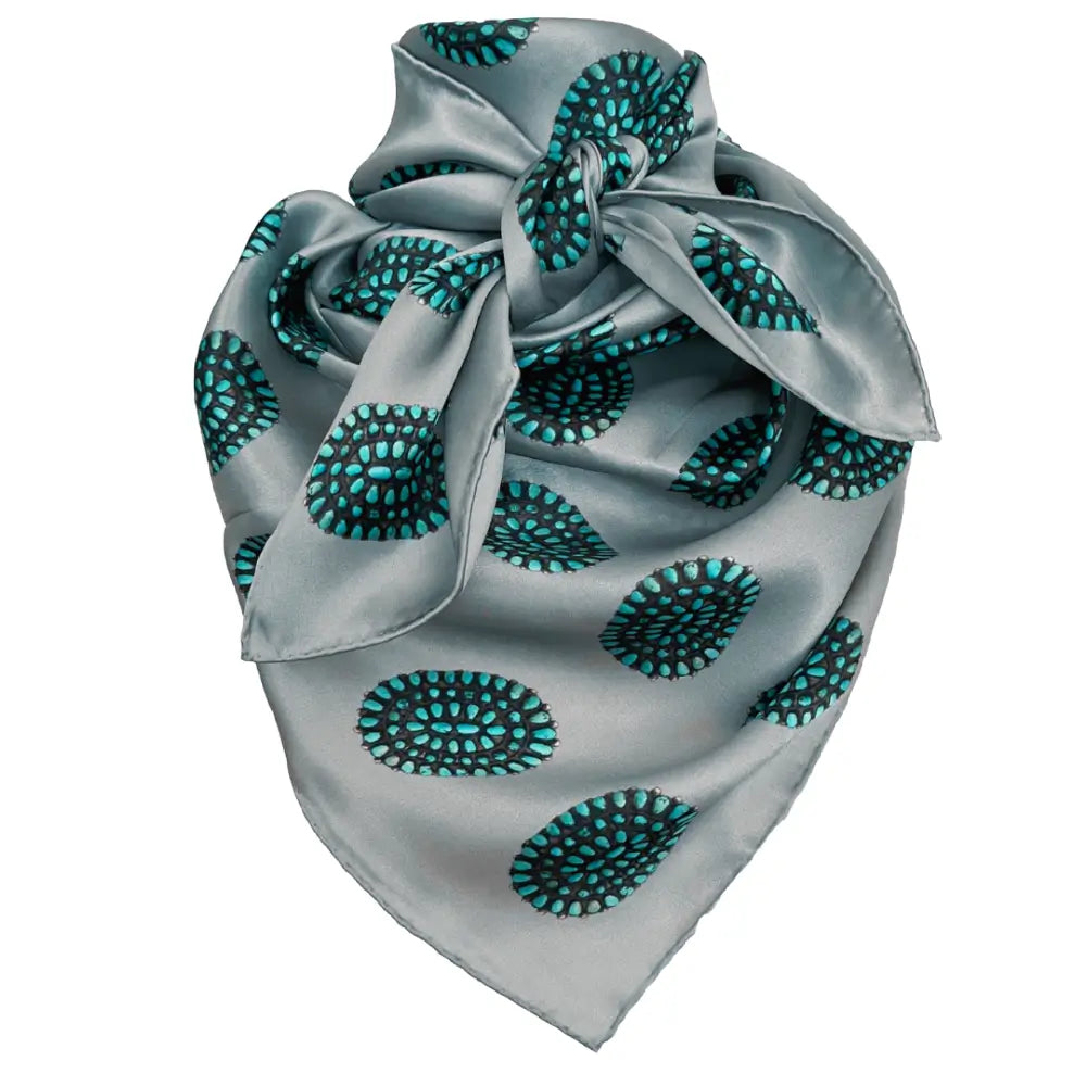 Western Wild Rags (Stone & Steel) Silk Scarf