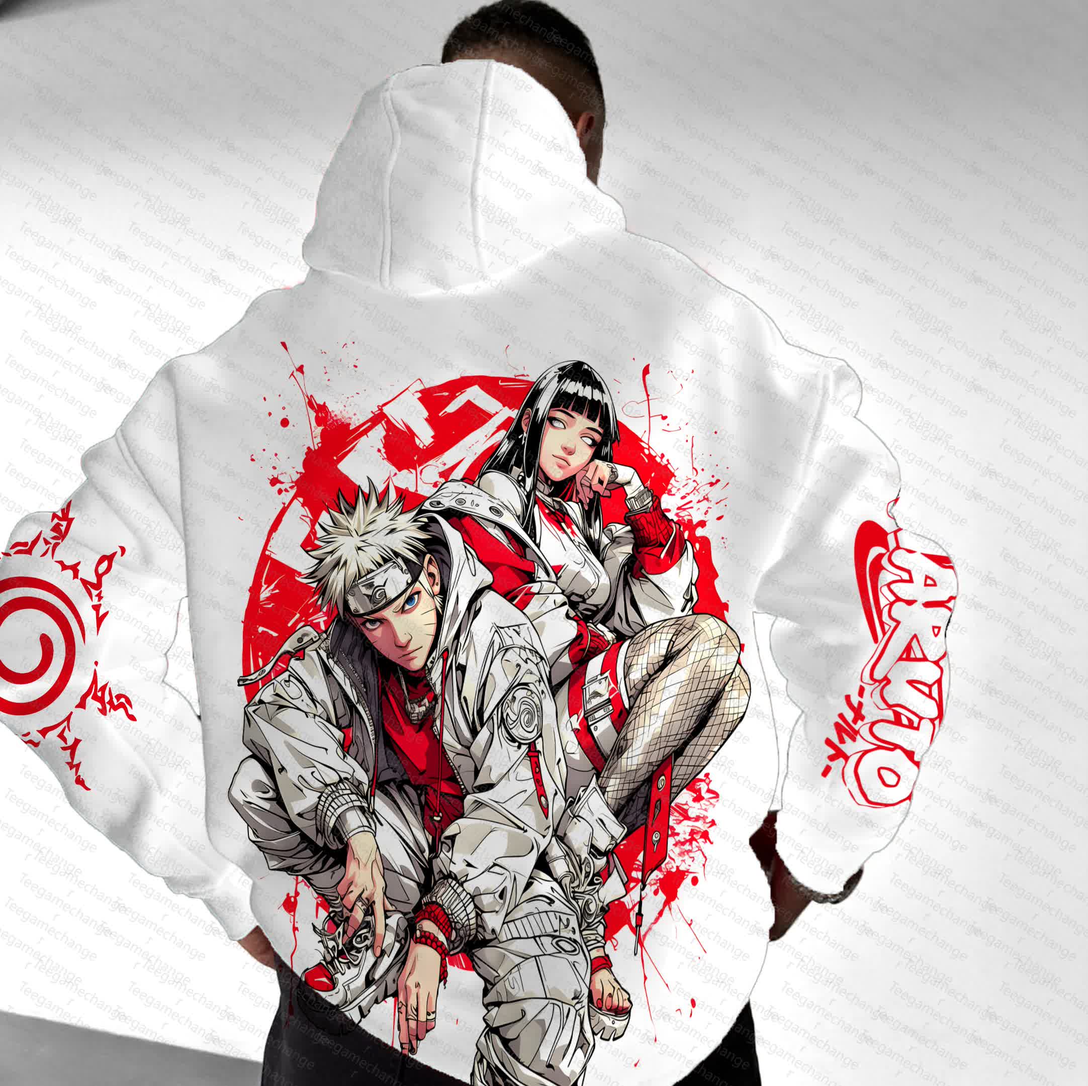 Unisex   Anime Graphic Streetwear Vintage Hoodie