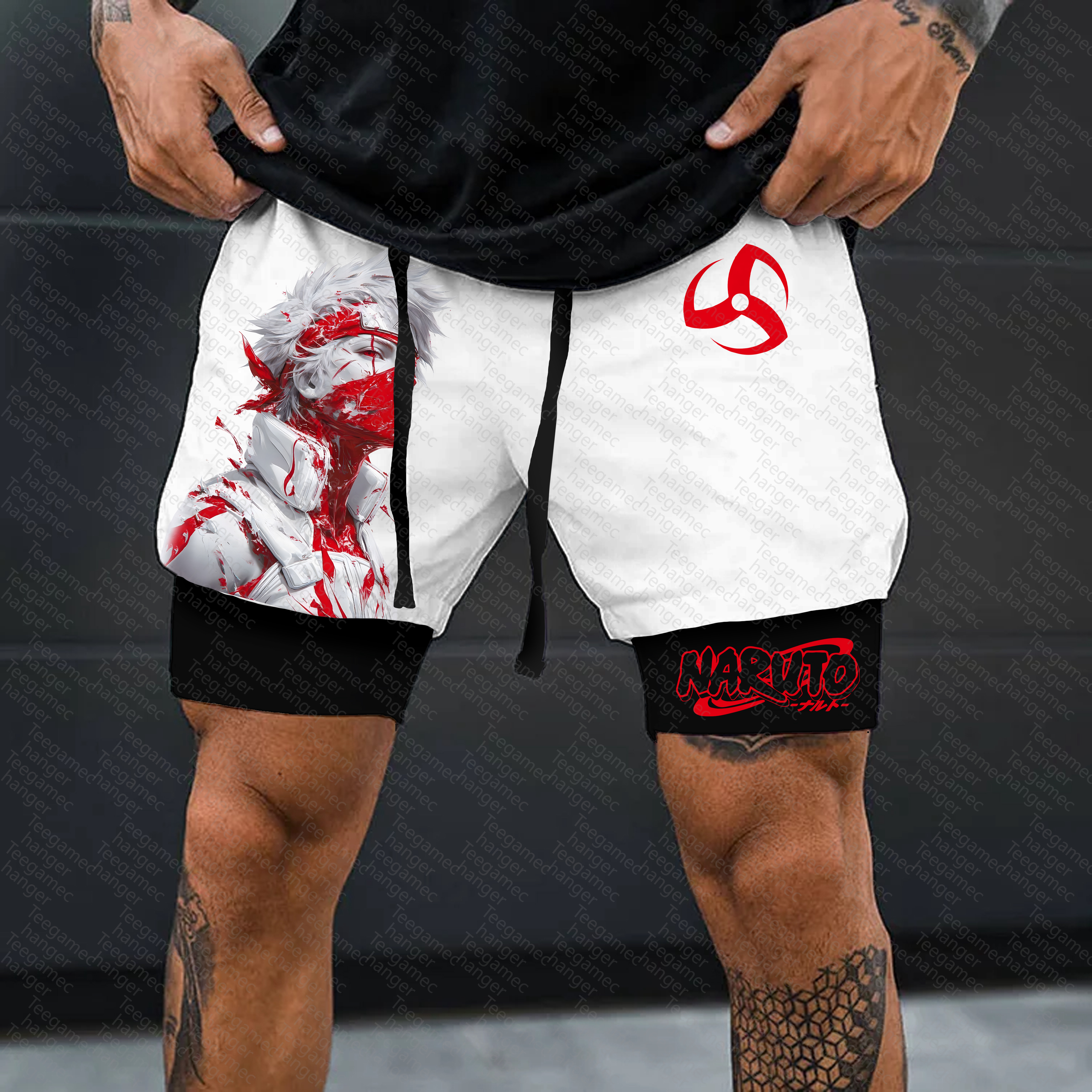 Unisex    Casual Anime Streetwear Gym Shorts