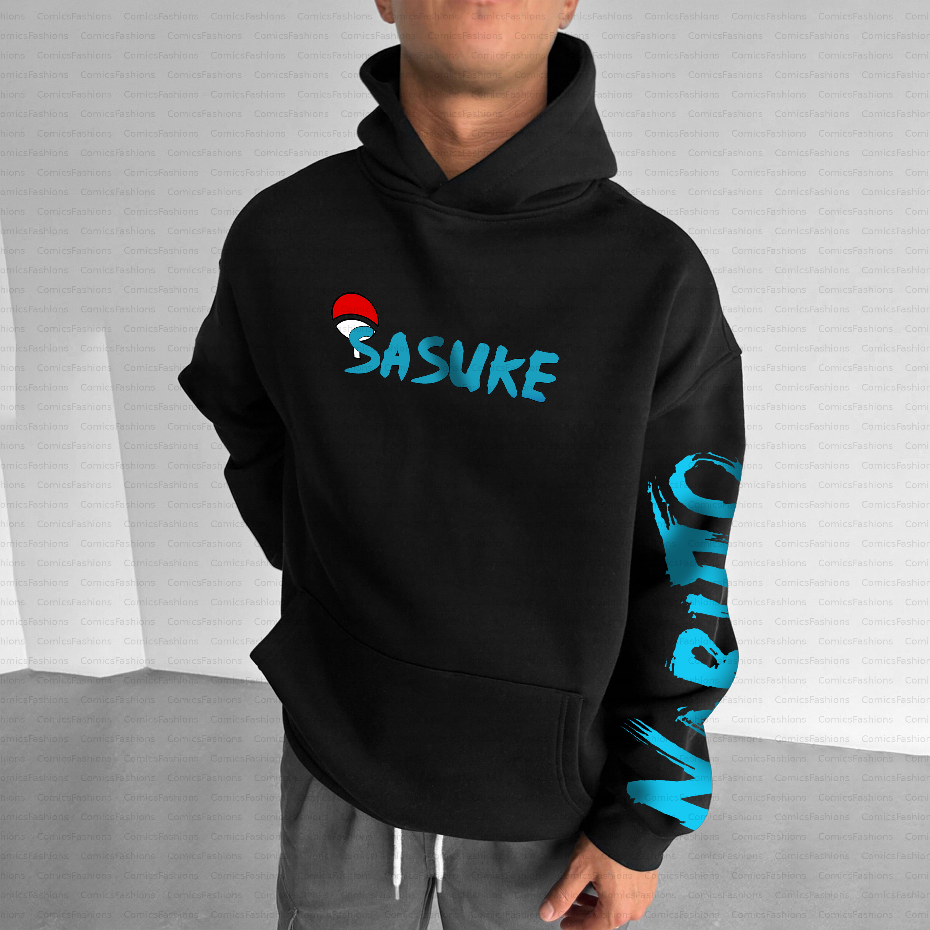 Unisex Anime Inspired Vintage Plush Hoodie