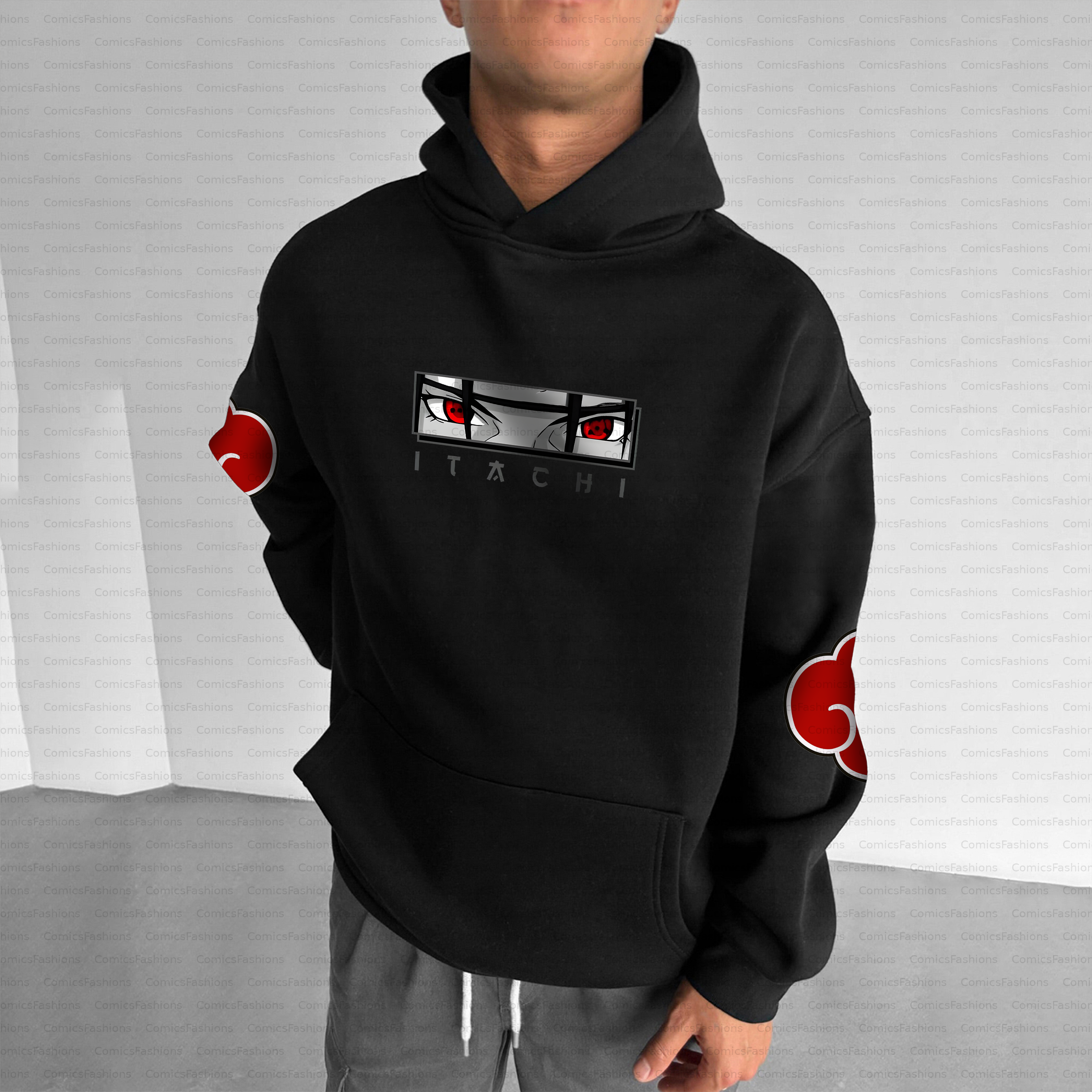 Unisex Anime Inspired Vintage Plush Hoodie