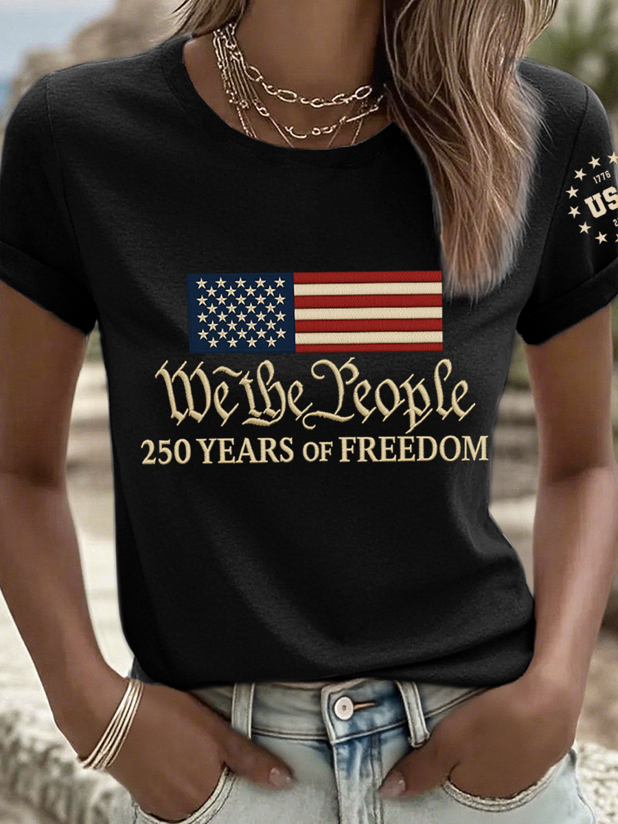 Women's American 250th Anniversary Print T-Shirt