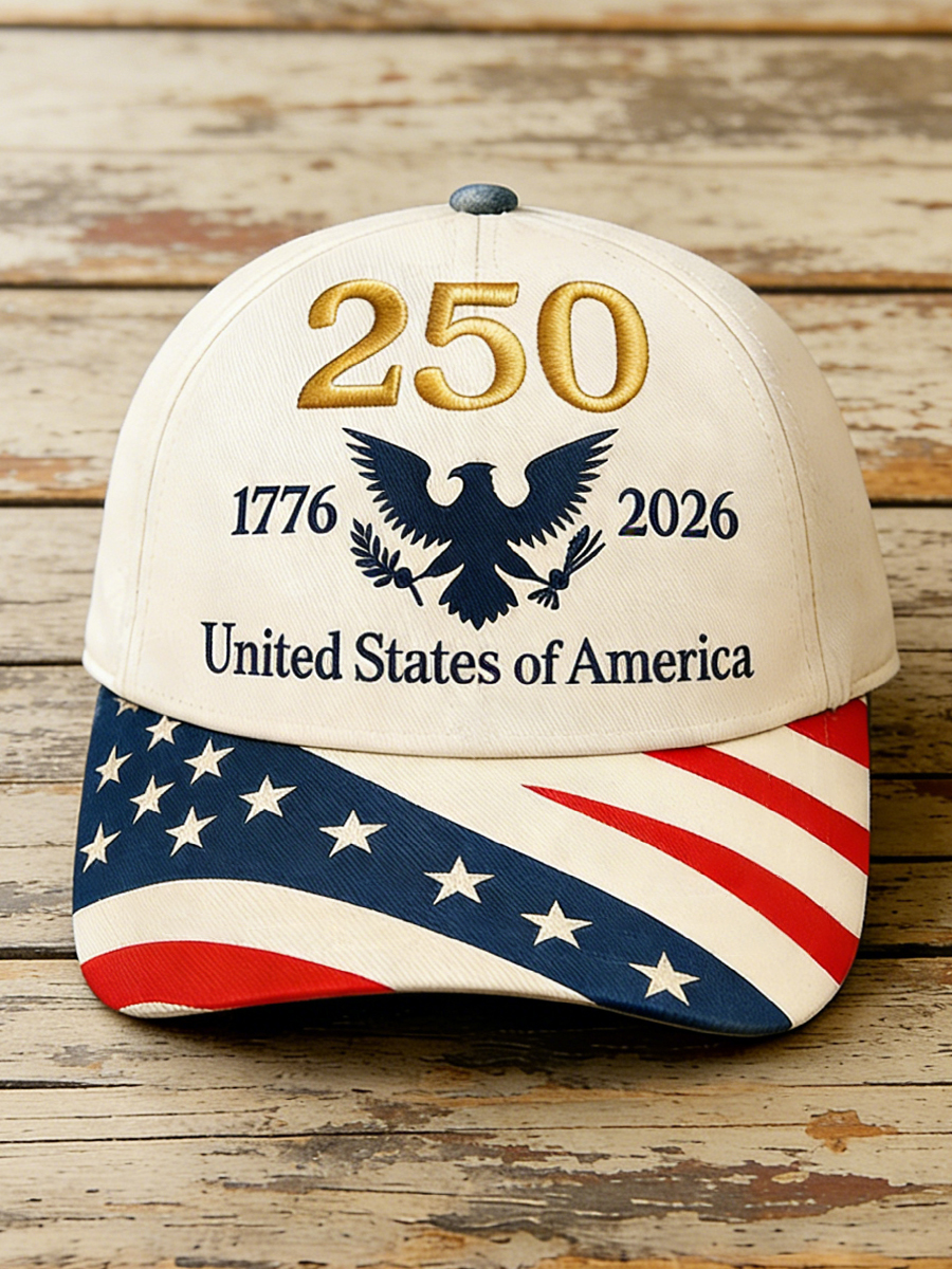 Unisex 250th Anniversary Of The United States Inspired Hat