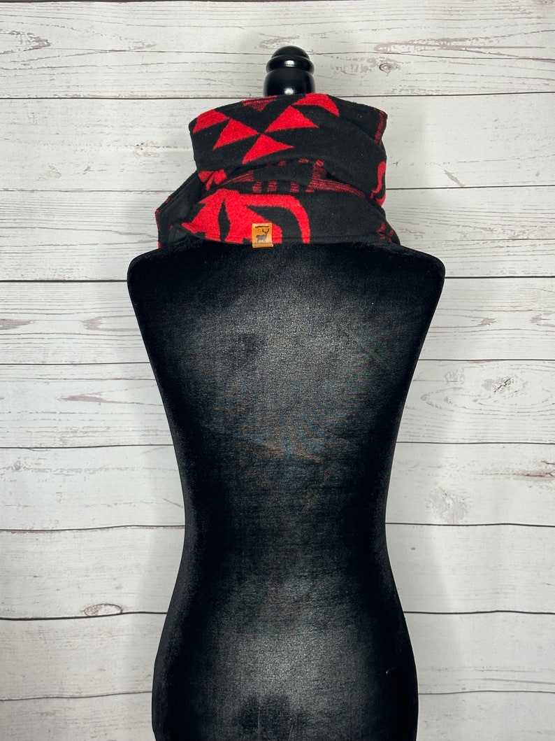 Red Eagle Western Aztec Warm Neck Hood