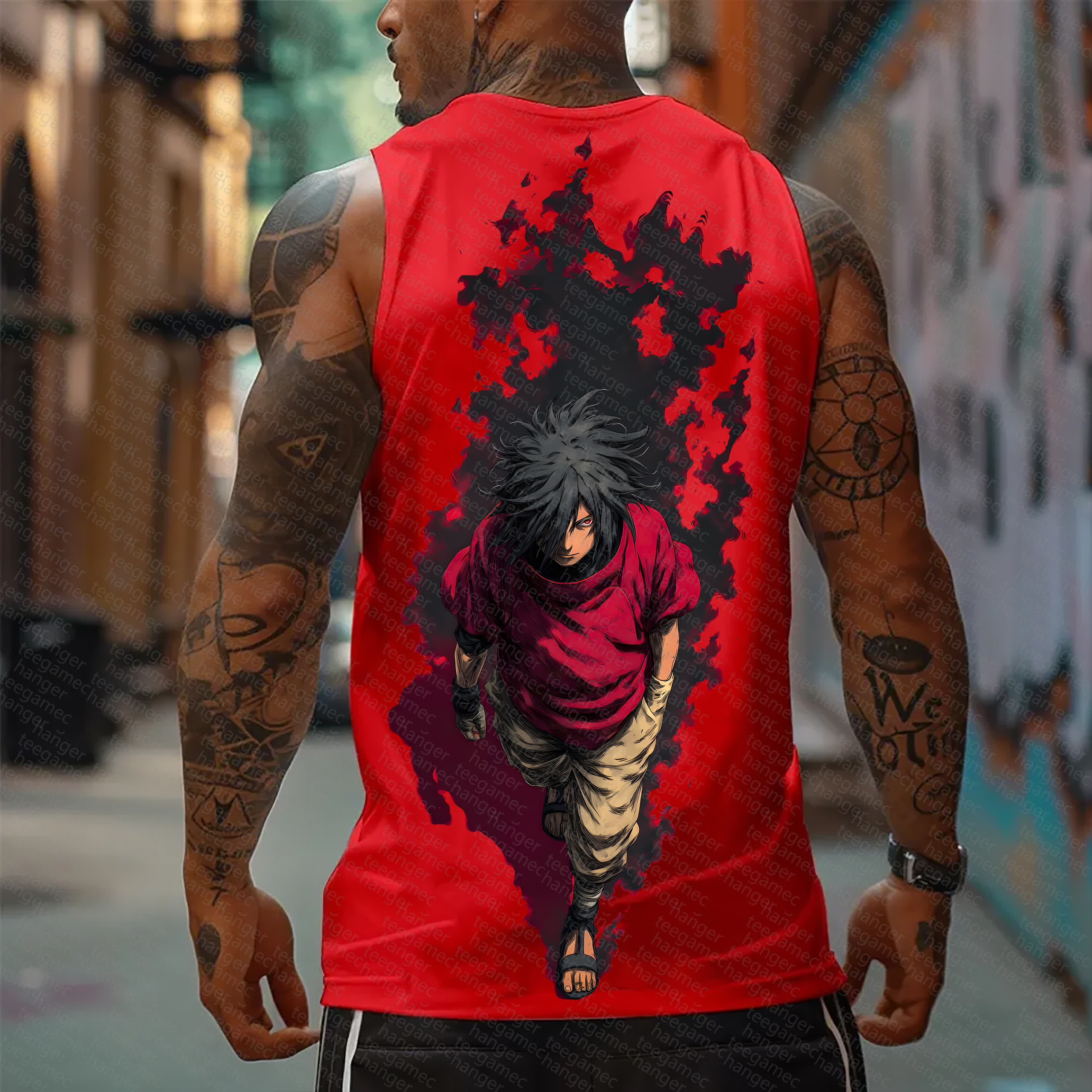 Unisex    Casual Anime  Tank Top