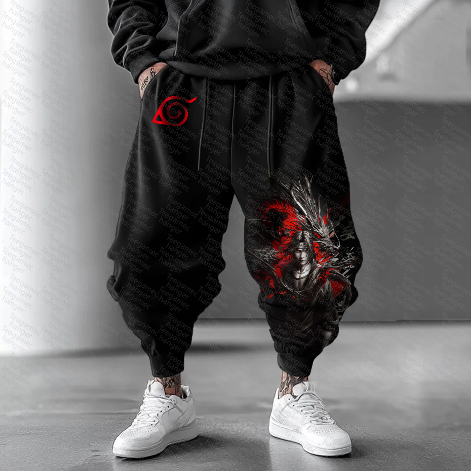 Unisex    Casual Anime Streetwear Pants