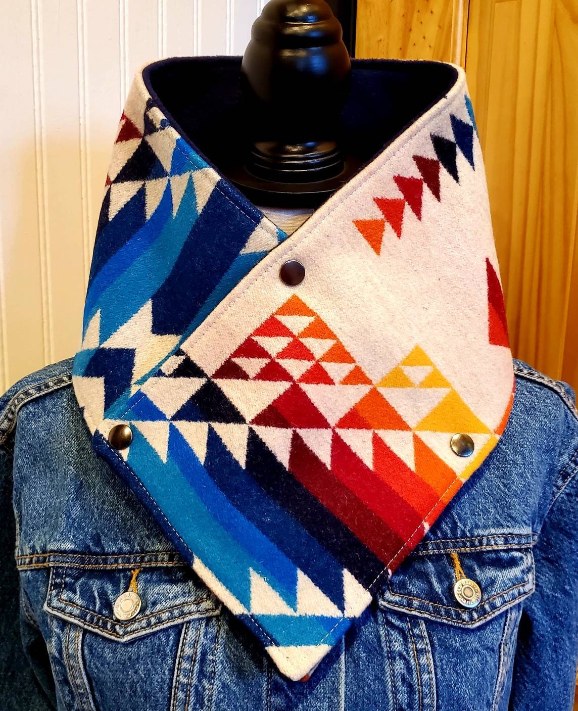 Wool Cowl Scarf - Pilot Rock