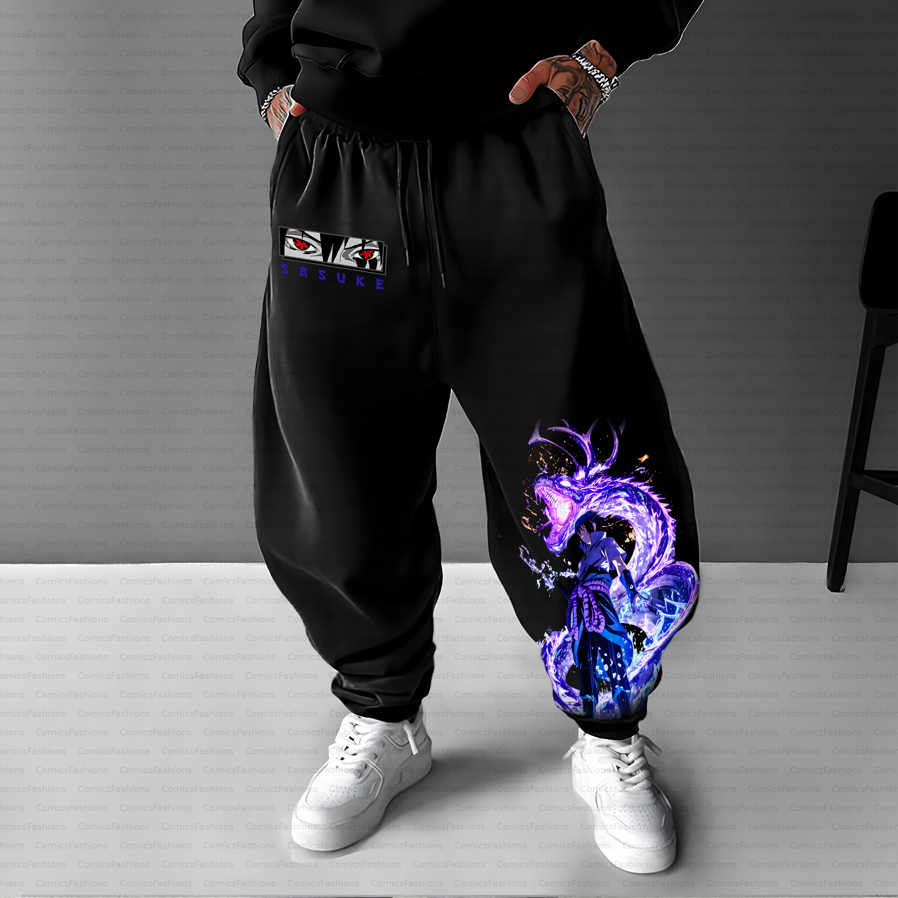 Unisex Casual Anime Streetwear Pant