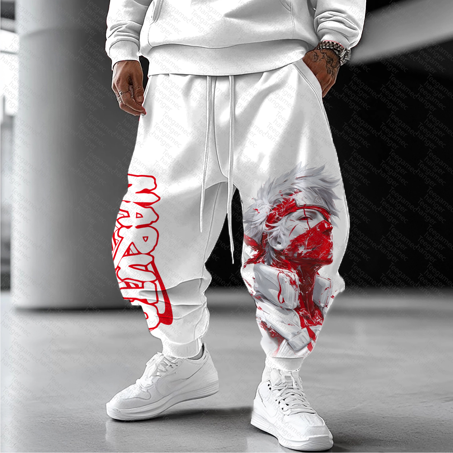 Unisex    Casual Anime Streetwear Pants
