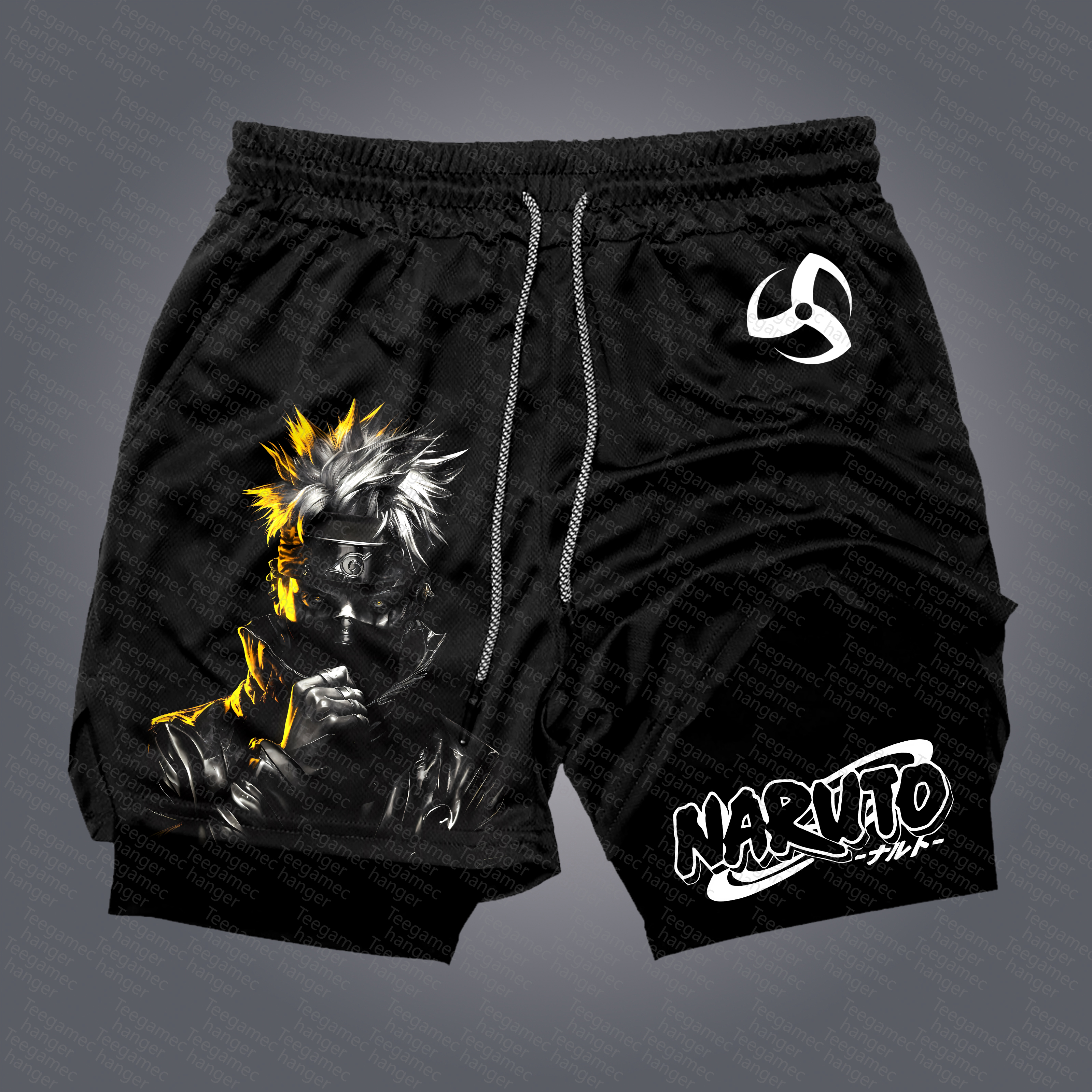 Unisex    Casual Anime Streetwear Shorts