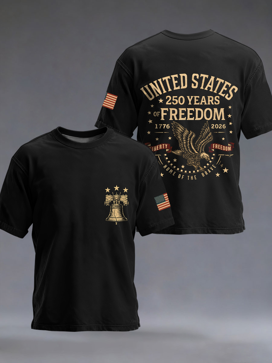 Men's USA 250th Anniversary Print T-Shirt