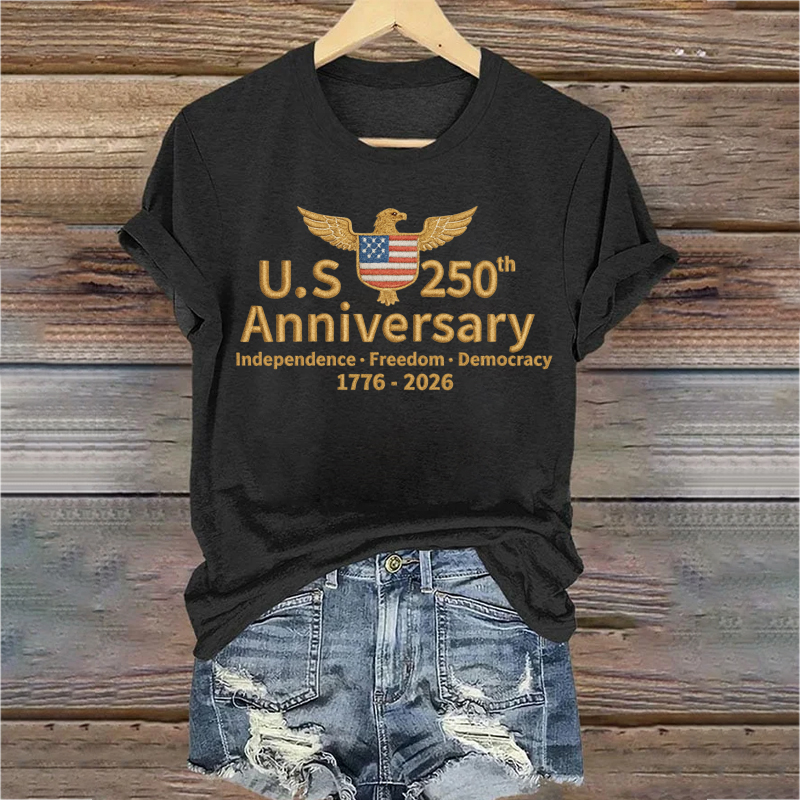 US 250th Anniversary Veterans Print Women's T-Shirt