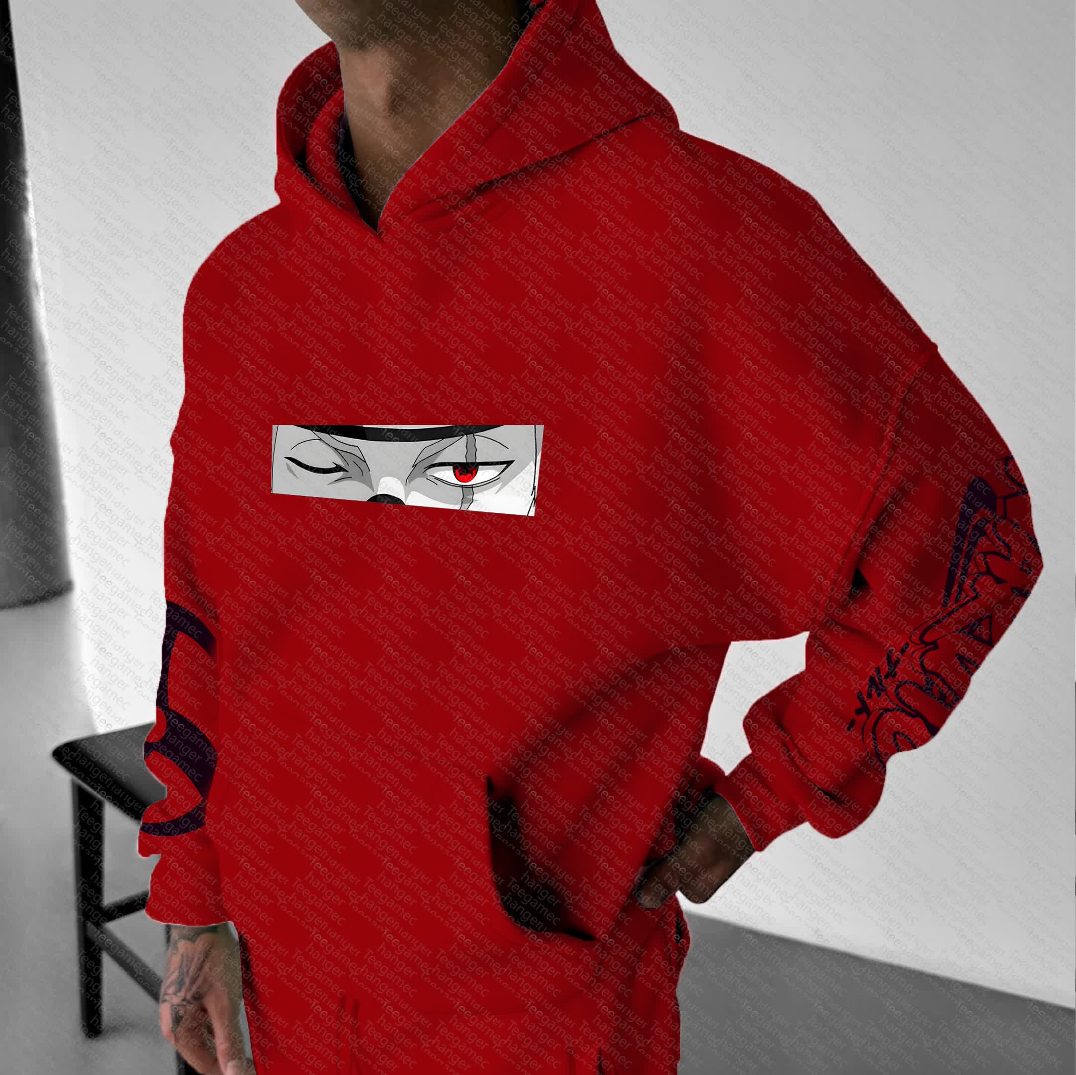 Unisex   Anime Graphic Streetwear Vintage Hoodie