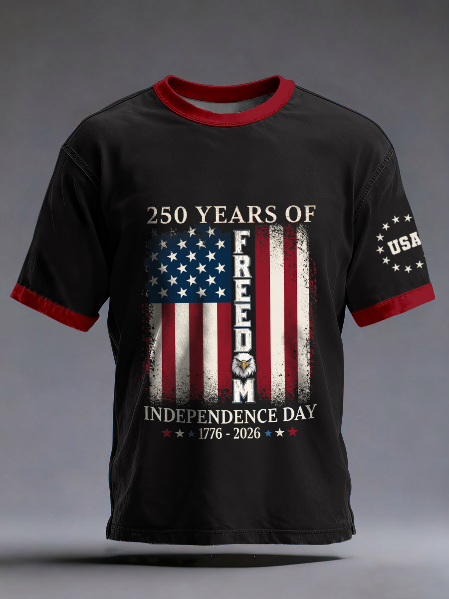Men's USA 250th Anniversary Print T-Shirt