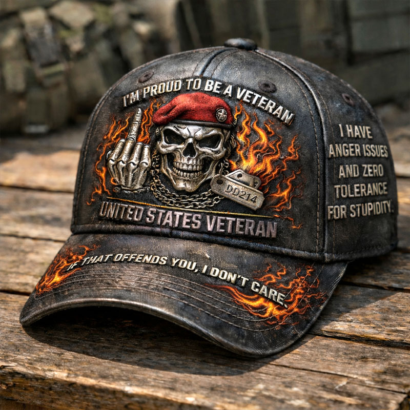 Veteran Printed Hat