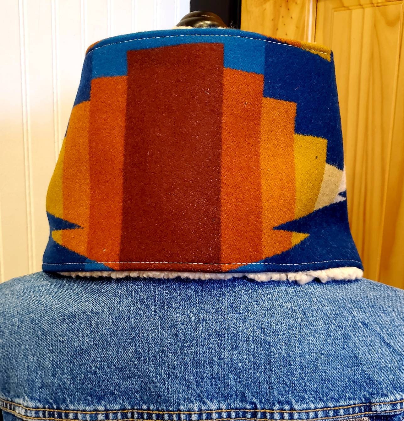 Wool/Sherpa Cowl Scarf - Siskiyou