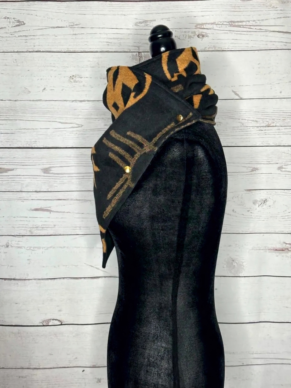 Golden Eagle Western Aztec Warm Neck Hood