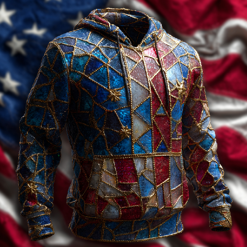 US 250th Anniversary Art Print Hoodie