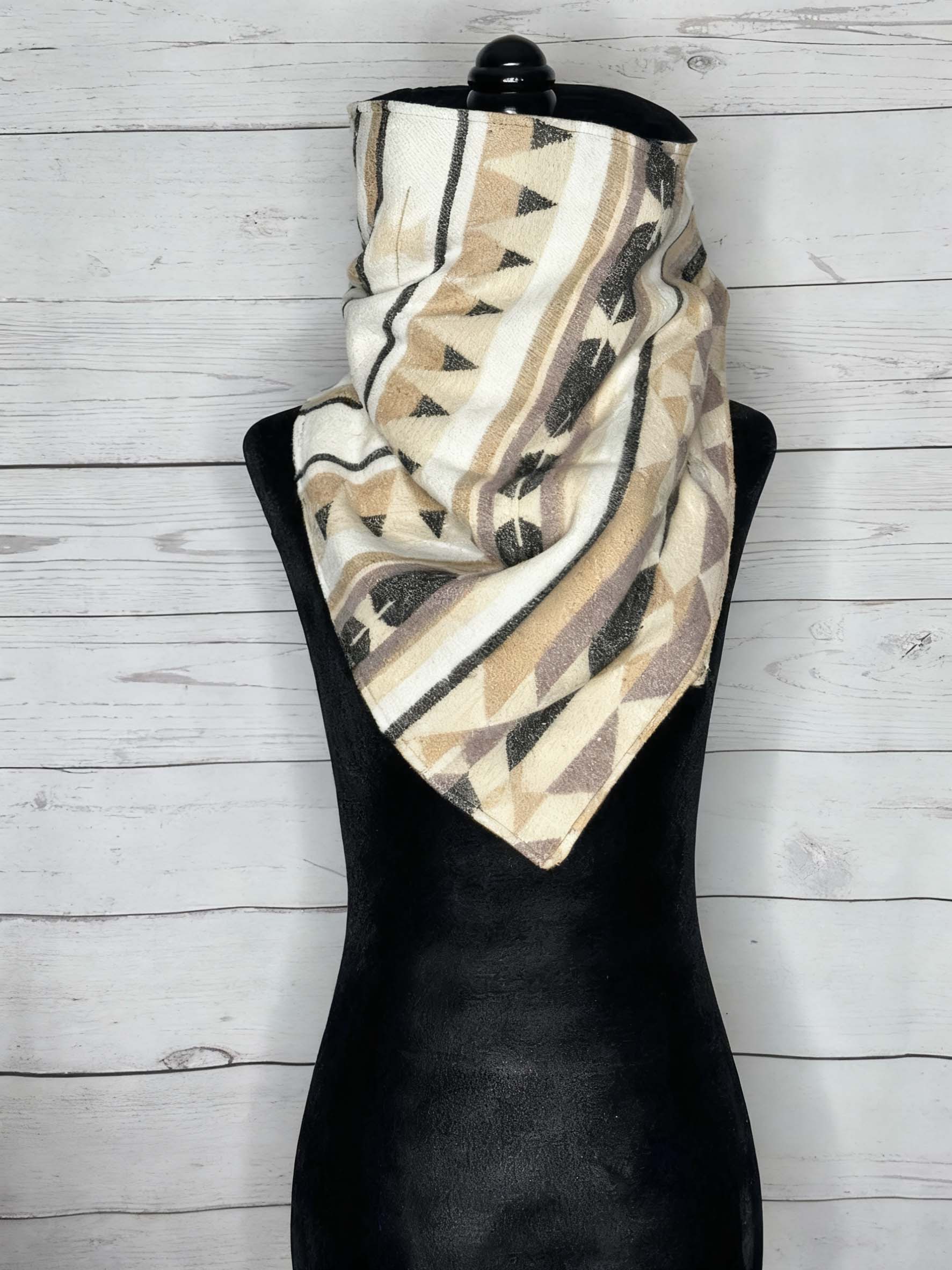 Sandy Aztec Warm Neck Hood