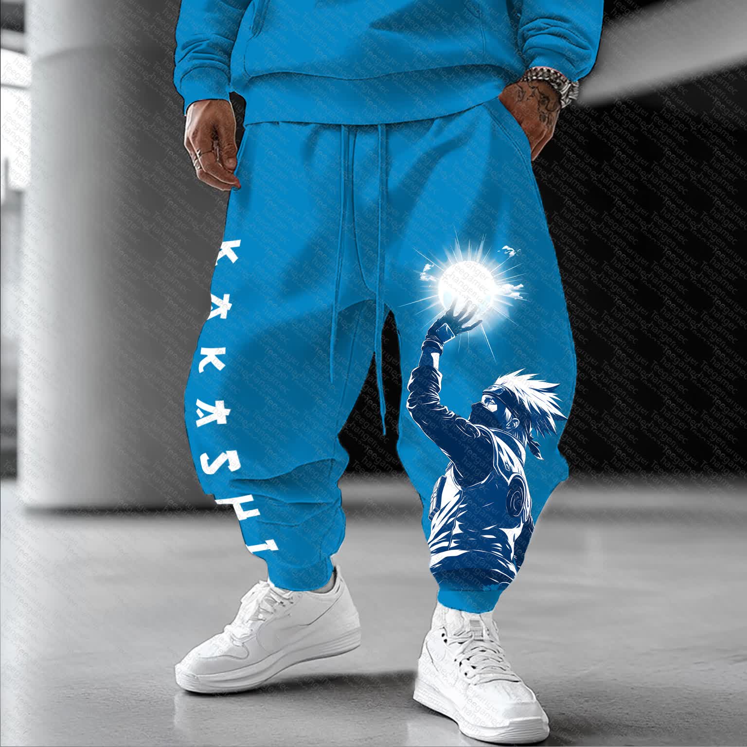 Unisex    Casual Anime Streetwear Pants