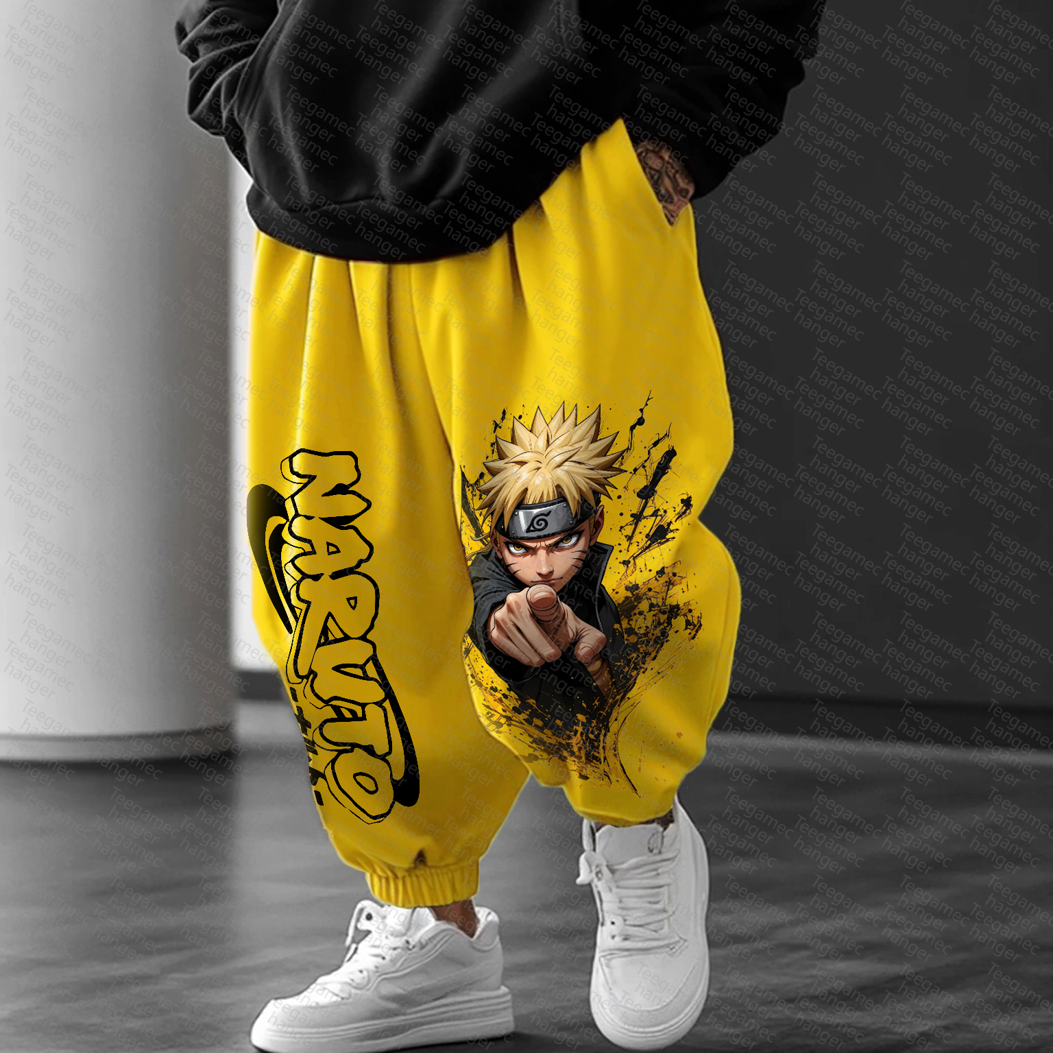 Unisex    Casual Anime Streetwear Pants