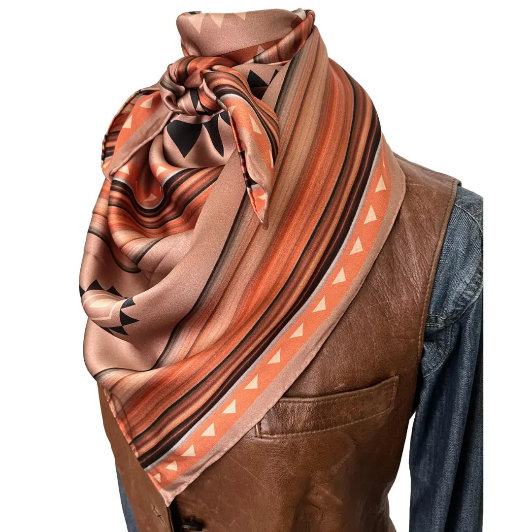 Serape Wild Rags (Cowboy Campfire) Silk Scarf