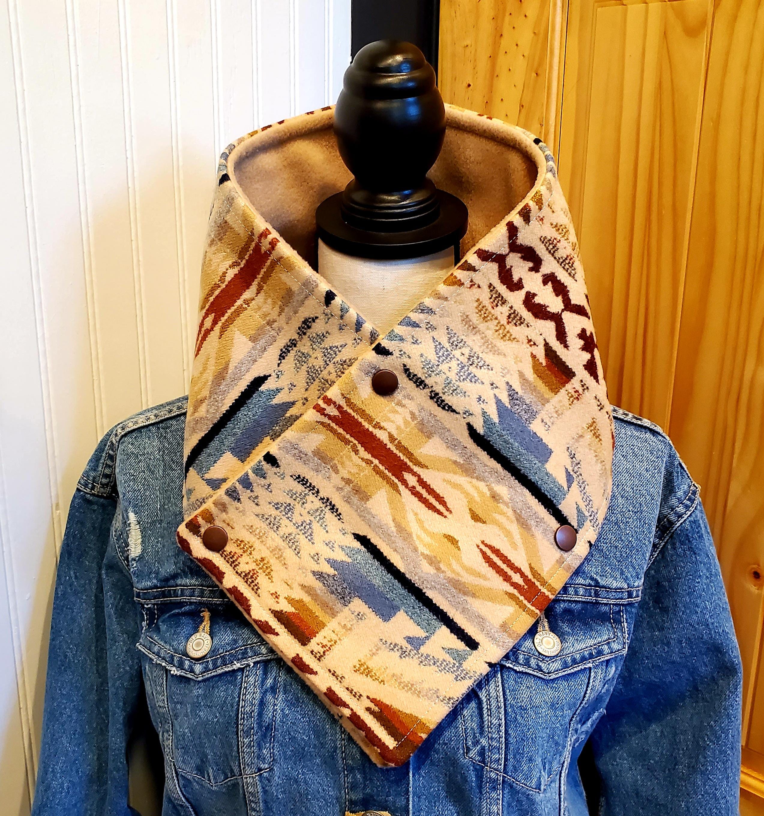 Wool Cowl Scarf - Shonto Wheatlands