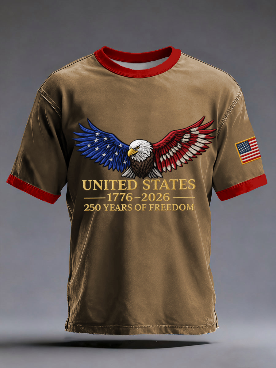 Men's USA 250th Anniversary Print T-Shirt