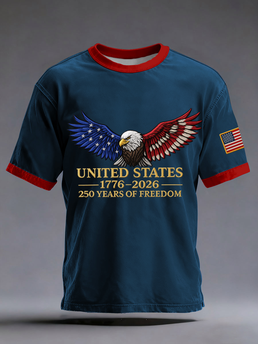 Men's USA 250th Anniversary Print T-Shirt