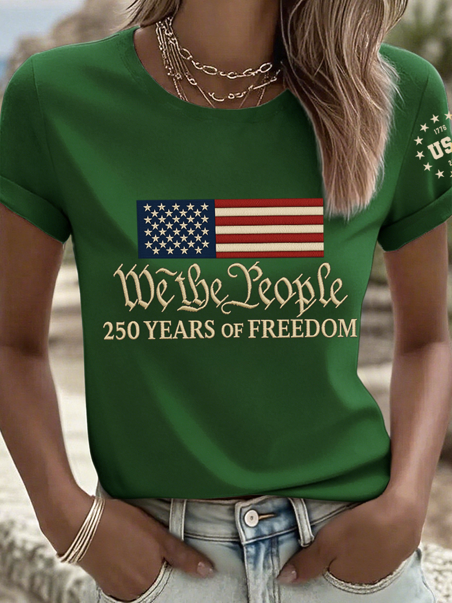 Women's American 250th Anniversary Print T-Shirt
